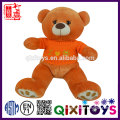 Wholesale handmade small plush orange teddy bear factory china with customized design and size